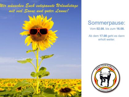 Sommerpause 2020