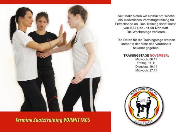 Vormittagstraining November